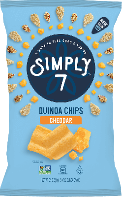 SIMPLY 7 CHIPS QUINOA CHEDDAR 79GM