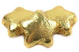 Single Foiled Caramel Stars