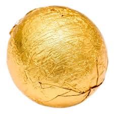Single Foiled Chocolate Hollow Ball