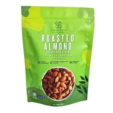 SNAPPY PLAIN ROASTED ALMONDS 150G