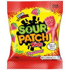Sour Spatch Kids Strwberry 130G