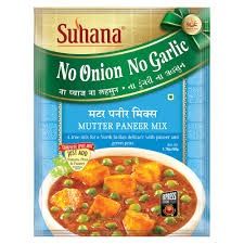 Suhana Ready To Cook  Mutter Paneer No Onion Garlic