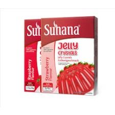 SUHANA STRAWBERRY JELLY CRYSTALS 90G