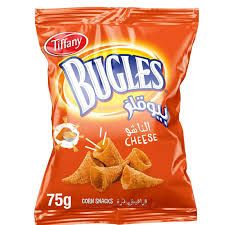 TIFFANY BUGLES POUCH  CHEESE 75GM