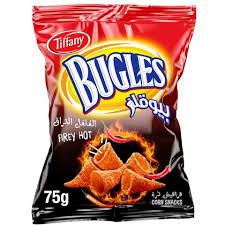 TIFFANY BUGLES POUCH  FIERY HOT 75GM