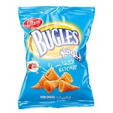 TIFFANY BUGLES POUCH  KETCHUP 10.5GM