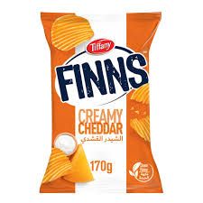 TIFFANY FINNS CHIPS CHEESE 170GM 