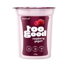 TOO GOOD RASPBERRY YOGURT 450G