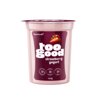 TOO GOOD STRAWBERRY YOGURT 450G