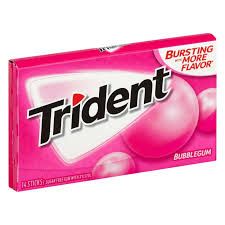 TRIDENT GUM BUBBLE GUM 14S S/F