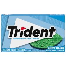 TRIDENT GUM  MINT BLISS S/F 14S