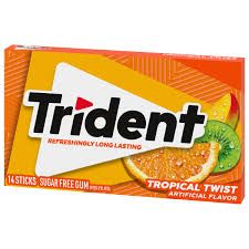 TRIDENT GUM TROPICAL 14s S/F