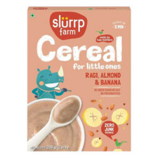 SLURRP FARM CEREAL RAGI ALMOND & BANANA 200GM