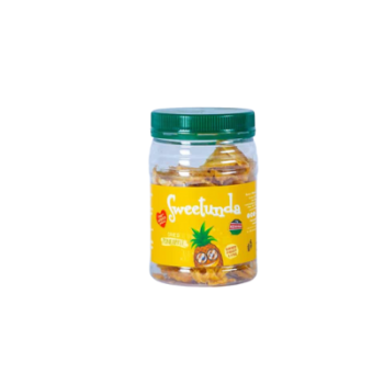 SWEETUNDA 175G DRIED PINEAPPLE TUB