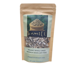 Kamili Orginic Whole Dried Moringa Seeds Off-Pod 50gm