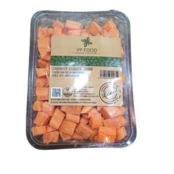 Carrot Cubes 250G P/Pack