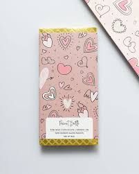 VALENTINE PEANUT BRITTLE 33% MILK CHOCOLATE 80G