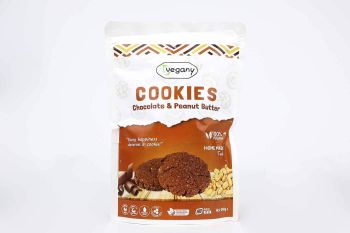 VEGANY CHOCOLATE AND PEANUT BUTTER COOKIES