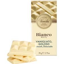 Venchi Bianco White Vanigliato goloso Bar 78g