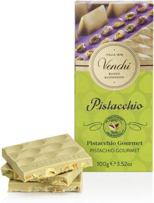 Venchi Pistachio Chocolate Bar 100g