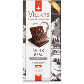 VILLARS PURE CHOCOLATE DARK 85% - 100G