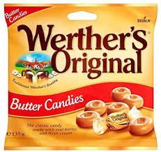 WERTHERS ORIGINAL BUTTER CANDIES 135 GM