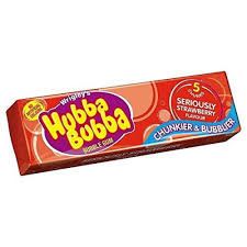 Wrigley Hubba Bubba Seriously Strawberry 35gm