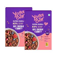 YOGABAR MUESLI DARK CHOCO + CRANBERRY 500GM